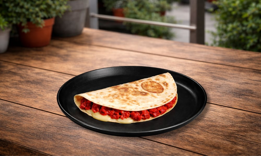 Quesadilla con chorizo